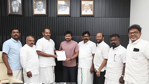 உதயநிதி ஸ்டாலினை சந்தித்த இலங்கை எம்.பி. கஜேந்திரகுமார்