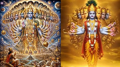 பகவான் ஸ்ரீகிருஷ்ணரின் விஸ்வரூப தரிசனம்
