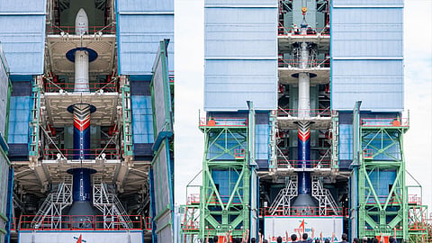 தனியார் நிறுவனம் தயாரித்த ‘விக்ரம்-1' ராக்கெட் ஸ்ரீஹரிகோட்டாவில் இருந்து விண்ணில் ஏவப்படுகிறது