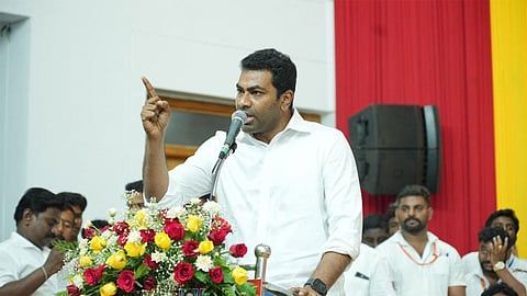 அமைச்சர் ஆதவ் அர்ஜுனா மீது வழக்குப்பதிய வேண்டும் -சி.பி.ஐ.யிடம் தி.மு.க. புகார்