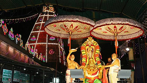 திருச்சானூரில் சுந்தரராஜ சுவாமி அவதார மகோற்சவம் கருட சேவையுடன் நிறைவு பெற்றது.