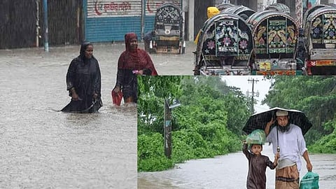 வங்காளதேசத்தில் கனமழை, வெள்ளம், நிலச்சரிவு - 44 பேர் பலி