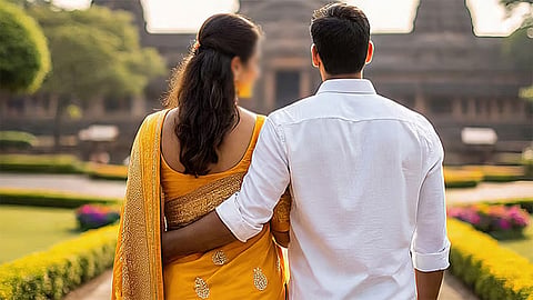 மோட்டார் சைக்கிளை வழிமறித்து தாக்குதல்: காதல் ஜோடி போலீசில் தஞ்சம்
