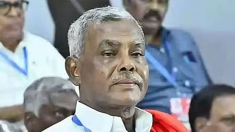 மார்க்சிஸ்ட் கம்யூனிஸ்ட் கட்சியின் தலைவர் பெ. சண்முகம்