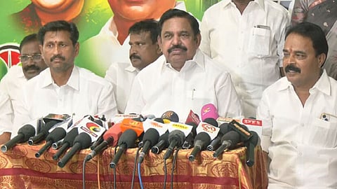அ.தி.மு.க. எம்.எல்.ஏ.க்களை திருடும் முதல்-அமைச்சர் விஜய் தான் களவாணி - எடப்பாடி பழனிசாமி காட்டம்