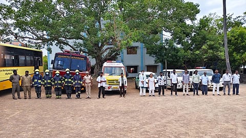 கல்பாக்கம் அணுமின் நிலையத்தில் அவசரகால ஒத்திகை