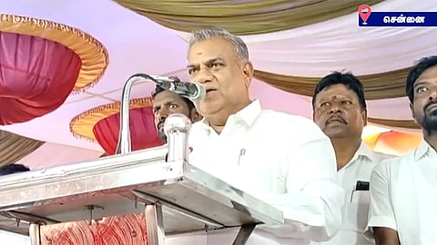 ‘ஊழல் செய்தால் எங்களை பதவியில் இருந்து முதல்-அமைச்சர் விஜய் நீக்கிவிடுவார்’ - அமைச்சர் என்.ஆனந்த்