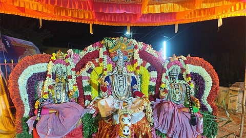 விழுப்புரம் மாவட்டம், ஒட்டேரிபாளையம் ஐயனாரப்பன் கோவிலில் திருக்கல்யாண உற்சவம் விமரிசையாக நடைபெற்றது.