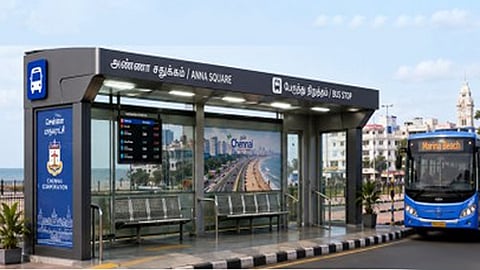 மெரினாவில் ரூ.78.40 லட்சம் மதிப்பில் குளிா்சாதன பேருந்து நிறுத்தம் - டெண்டர் வெளியீடு