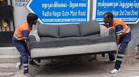 சென்னையில் 105 இடங்களிலிருந்து 36.64 மெட்ரிக் டன் பழைய பொருட்கள் அகற்றம்!