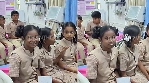 இரும்பு சத்து மாத்திரை சாப்பிட்ட மாணவர்களுக்கு வாந்தி ,மயக்கம் - மருத்துவமனையில் அனுமதி