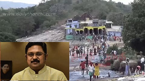 நெல்லை: சொரிமுத்து அய்யனார் கோவிலில் தங்கி வழிபட அனுமதித்திடுக: டிடிவி தினகரன் வலியுறுத்தல்