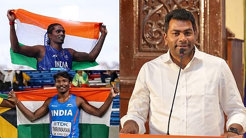 காமன்வெல்த் போட்டியில் பதக்கம் வென்ற தமிழக வீரர்கள்: அமைச்சர் ஆதவ் அர்ஜுனா வாழ்த்து