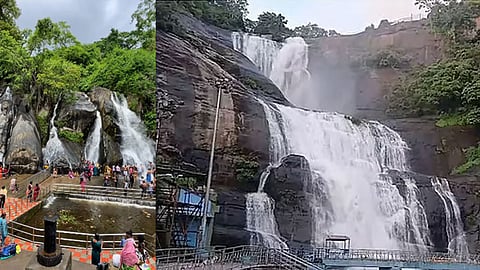குற்றாலம், மெயின் அருவி, ஐந்தருவி