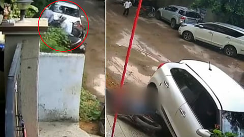 தெலுங்கானா: 17 வயது சிறுவன் ஓட்டி வந்த கார் கட்டுப்பாட்டை இழந்து விபத்து - முதியவர் உயிரிழப்பு