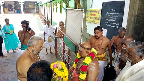 கன்னியாகுமரி பகவதி அம்மன் கோவிலில் ஆடி களப பூஜை தொடங்கியது
