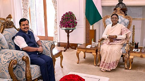 ஜனாதிபதி முர்மு உடன் பாஜக தேசிய தலைவர் நிதின் நபின் சந்திப்பு