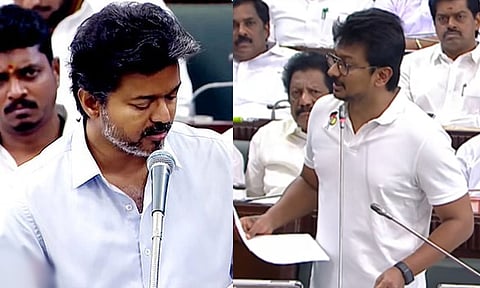 “த.வெ.க. ஆட்சியின் 116 நாட்களில் தமிழ்நாடு ரிவர்ஸ் கியரில் சென்றுவிட்டது..” - எதிர்க்கட்சி தலைவர் உதயநிதி