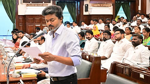சென்னையில் ரூ.1,200 கோடி மதிப்பீட்டில் புதிய தலைமைச் செயலகம்: 110 விதியின் கீழ் முதல்-அமைச்சர் விஜய் அறிவிப்பு