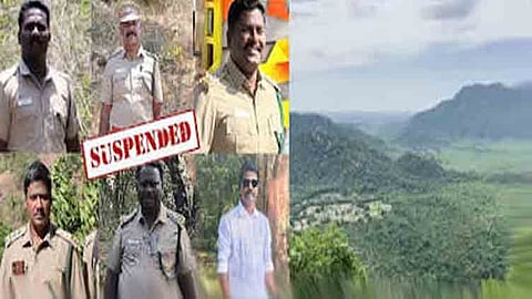 லஞ்சம் வாங்கிய வனத்துறை அதிகாரிகள் பணியிடை நீக்கம்.