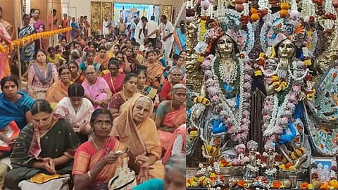 நெல்லை இஸ்கான் கோவிலில் கிருஷ்ண ஜெயந்தியை முன்னிட்டு சிறப்பு வழிபாடு