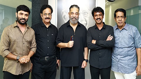 கமல்ஹாசனுடன் தென்னிந்திய திரைப்பட எழுத்தாளர் சங்க நிர்வாகிகள் சந்திப்பு
