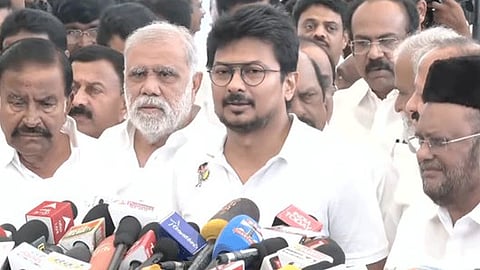 திமுக மீது பொய்யான குற்றச்சாட்டு - உதயநிதி ஸ்டாலின் காட்டம்