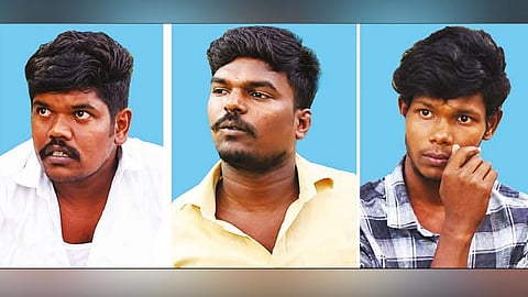 தூக்கு தண்டனை விதிக்கப்பட்ட சின்னக்குட்டி, ஜெயில் தண்டனை பெற்ற முருகேசன், முனீஸ்வரன்.