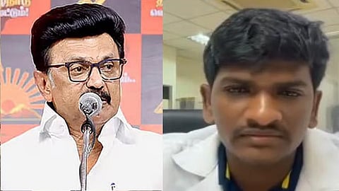 மாணவர் பாரதிதாசன் கண்ணீர் நெஞ்சை கனக்கச் செய்கிறது - மு.க.ஸ்டாலின்