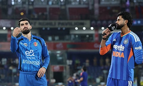 கடைசி டி20: இந்தியாவுக்கு எதிராக ஆப்கானிஸ்தான் பந்துவீச்சு தேர்வு