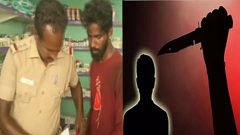 இளம்பெண்ணுக்கு கத்திக்குத்து