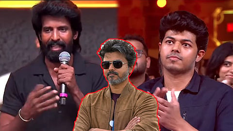 "அப்படியே விஜய் அண்ணாவை போல!".. 'சிக்மா' விழாவில் நடிகர் சூரி பேச்சு