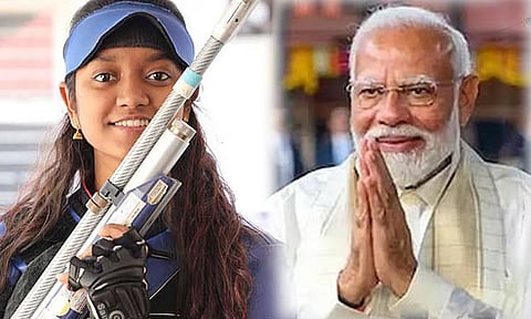 இளவேனில் வாலறிவனுக்கு பிரதமர் மோடி வாழ்த்து