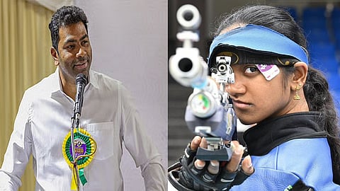 “இளவேனிலின் சாதனை தமிழக இளைஞர்களுக்கு முன்னுதாரணம்” - ஆதவ் அர்ஜுனா