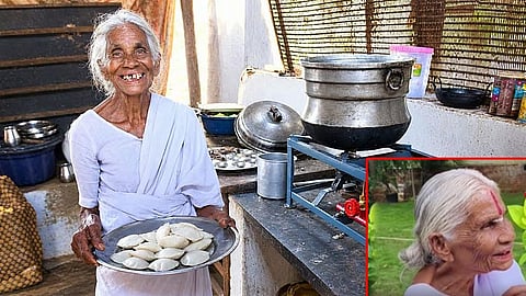 கோவை கலெக்டர் அலுவலகத்தில் மனு அளித்த 1 ரூபாய் இட்லி பாட்டி