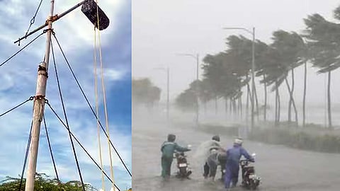தீவிரம் அடையும் காற்றழுத்த தாழ்வு மண்டலம்: 9 துறைமுகங்களில் புயல் எச்சரிக்கை கூண்டு ஏற்றம்