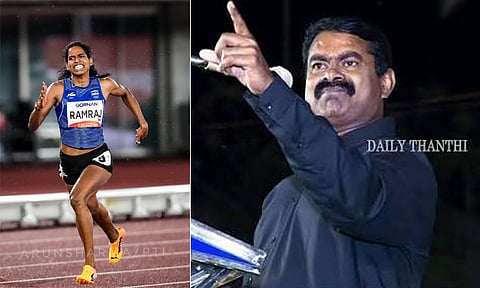 ‘ஹாட்ரிக்’ பதக்கம் வென்று சாதித்த தமிழக வீராங்கனை வித்யா ராமராஜ் - சீமான் வாழ்த்து