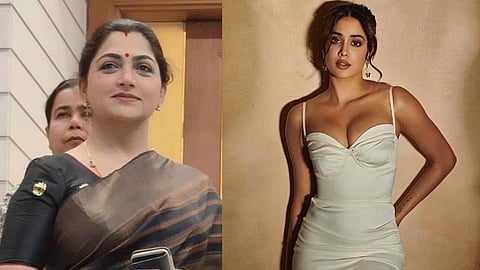 ஜான்வி கபூர் நான் உங்களுடன் நிற்கிறேன், வலிமையாக இருங்கள் - நடிகை குஷ்பு
