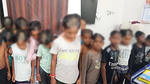 பள்ளி விடுதியில் 82 மாணவர்களுக்கு பாதி மொட்டை அடித்து கொடுமை - நடவடிக்கை எடுக்க பெற்றோர் கோரிக்கை