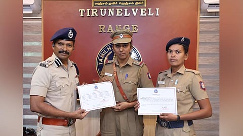 போக்சோ வழக்கில் சிறப்பாக பணியாற்றிய போலீசாருக்கு நெல்லை சரக டி.ஐ.ஜி. பாராட்டு