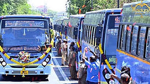 வெற்றிப் பயணம் திட்டம் மூலம் 5.9 கோடி பெண்கள் பயணம்; டிக்கெட் கட்டண குறைப்பால் ஆண்களும் பயனடைகின்றனர்