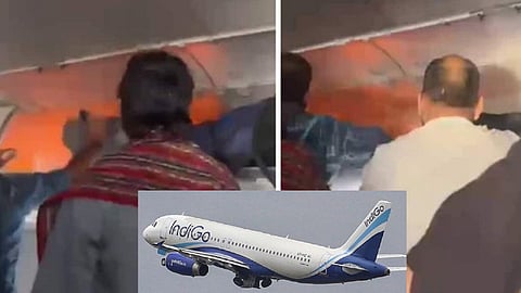 டெல்லியில் இருந்து சென்னை புறப்பட்ட விமானத்தில் தீ விபத்து - பயணிகள் அதிர்ச்சி