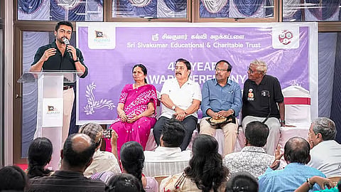 வாழ்க்கையில் தோல்வியே கிடையாது - மாணவர்களுக்கு சூர்யா அறிவுரை