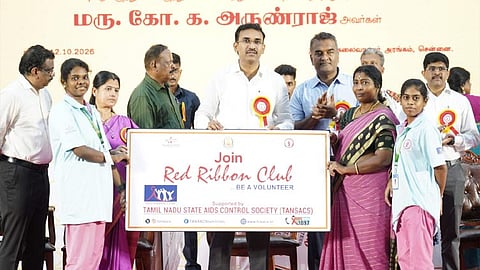 எச்.ஐ.வி விழிப்புணர்வு பிரச்சாரம் மற்றும் பரிசளிப்பு விழா: அமைச்சர் அருண்ராஜ் தொடக்கி வைத்தார்