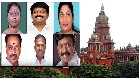 6 அதிமுக எம்.எல்.ஏ.க்கள் ராஜினாமாவை ஏற்றது செல்லும்: சென்னை ஐகோர்ட்டு உத்தரவு