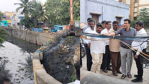 வடகிழக்கு பருவமழை முன்னெச்சரிக்கை நடவடிக்கை: அடையாறில் தகவல் தொழில்நுட்பவியல் துறை அமைச்சர் குமார் ஆய்வு