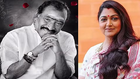 தேவா மறைவுக்கு குஷ்பு உருக்கமான இரங்கல்