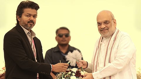 உள்துறை மந்திரி அமித்ஷாவுக்கு பிறந்த நாள் வாழ்த்து தெரிவித்த முதல்-அமைச்சர் விஜய்
