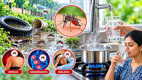 மழைக்காலத்தில் ஏற்படும் பொதுவான நோய்களும் பாதுகாப்பு முறைகளும்