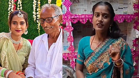 முதியவருடன் நிச்சதார்த்தம் செய்வது போல் பரவிய வீடியோ - முடிவை மாற்றிக்கொள்வதாக இளம்பெண் அறிவிப்பு